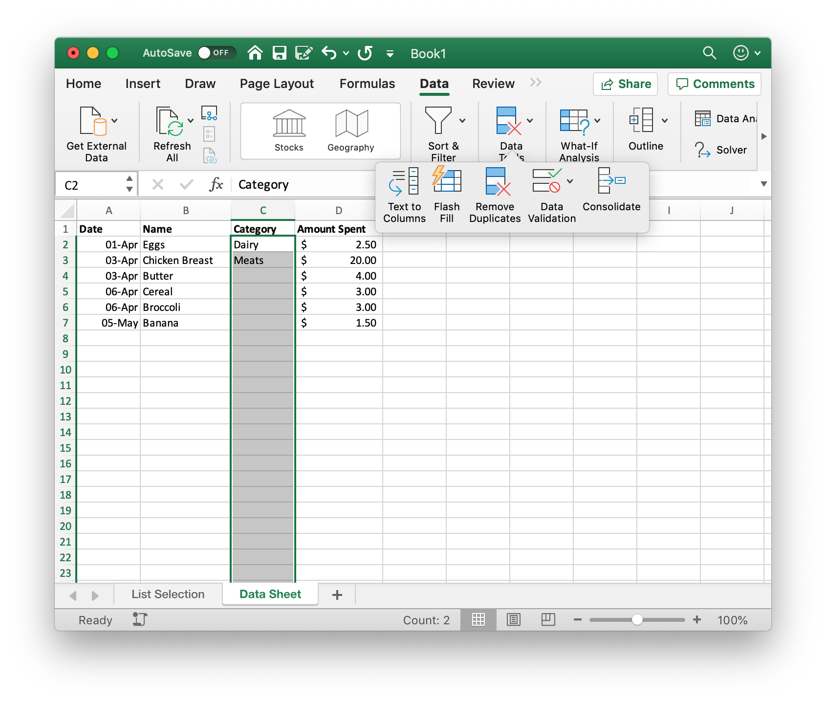 Excel Drop Down List Syntax Byte